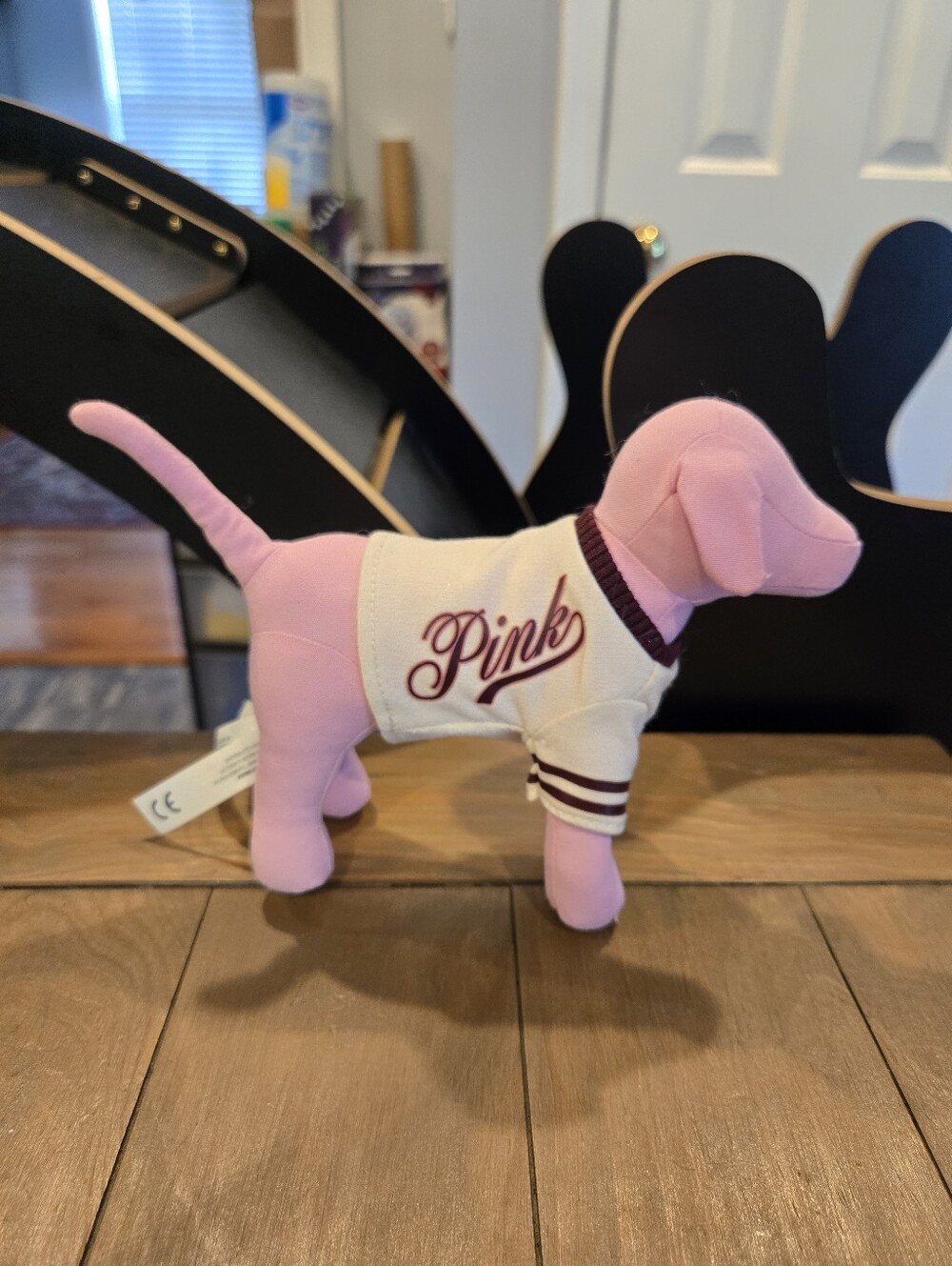 Victoria Secret Pink Retro y2k Plush Dog Toy with 'Pink' Top